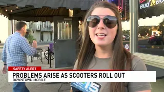 Mobile e-scooters stir up excitement downtown, problems reported - NBC 15 WPMI