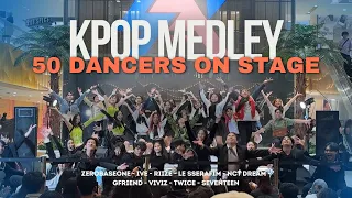 KPOP MEDLEY PERFORMANCE @BUKBERIN KPOP 2024 BY SAYCREW DC | WITH 50 DANCERS ON STAGE !