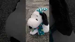 Snoopy Holiday Animated Musical Plush #shorts