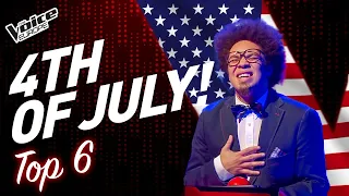 Celebrating INDEPENDENCE DAY With AMERICAN SONGS on The Voice! | TOP 6