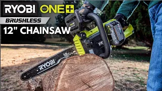 RYOBI 18V ONE+ HP Brushless WHISPER SERIES 12" Chainsaw