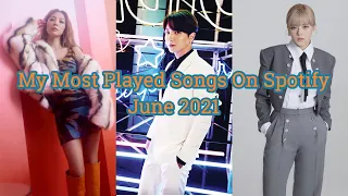 My Most Played Songs On Spotify | June 2021