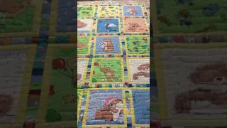 Детское лоскутное одеяло