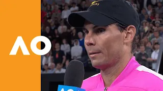 Rafael Nadal: "Against Nick you are never in control!" | Australian Open 2020 On-Court Interview R4
