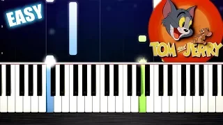Tom & Jerry Theme - EASY Piano Tutorial by PlutaX