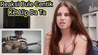 Reaction Bule Cantik Ke Alip Ba Ta || Air supply ~ Good bye cover gitar~