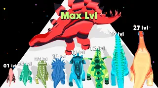 DINOSAUR EVOLUTION RUNNER - Level Up Dino Run 3D (Max Level)