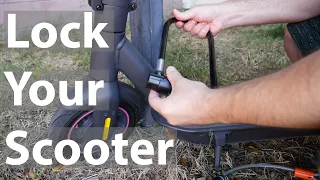 Lock Your Scooter (The Right Way) | Ninebot MAX