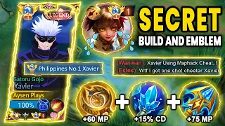 THANK YOU MOONTON | NEW ONE SHOT XAVIER BUILD & EMBLEM 2023 VERY BROKEN! 😱 | MOBILE LEGENDS