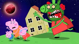 Zombie Apocalypse, Zombie Appears At The Peppa's Home🧟‍♀️ | Peppa Pig Funny Animation