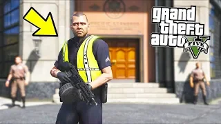 This crooked cop robbed a bank!! (GTA 5 Mods - Evade Gameplay)