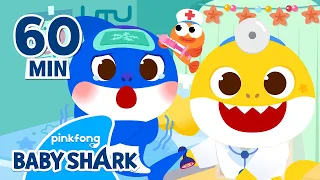 🏥Dr. Baby Shark, I'm Sick! | +Compilation | Baby Shark Stories | Baby Shark Official