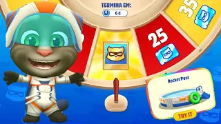 My Talking Tom Friends New Space update Premium Pass & Rocket Pool unlocked