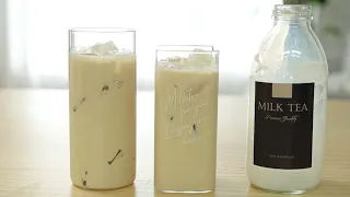 카페 사장이 알려주는 맛있는 냉침 밀크티 만들기 Milk Tea Recipe :: 지니 Jiny