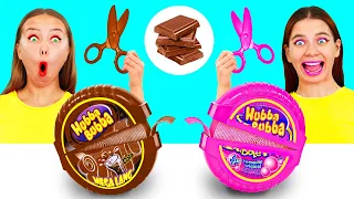 Desafío Comida de Chicle vs de Chocolate por BaRaDa Challenge