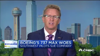 'We relied on Boeing,' says Southwest pilots' union president on lawsuit