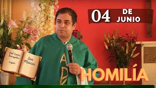 EVANGELIO DE HOY martes 4 de junio del 2024 - Padre Arturo Cornejo