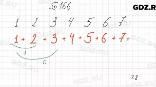 № 166 - Математика 5 класс Мерзляк