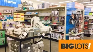 BIG LOTS COOKWARE KITCHEN WARE KITCHENWARE GLASSWARE SHOP WITH ME SHOPPING STORE WALK THROUGH 4K