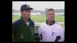 ENGLAND v SOUTH AFRICA 1st TEST MATCH DAY 5 EDGBASTON JUNE 8 1998 ORIGINAL UK BROADCAST