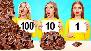 100 Слоев Еды Челлендж | Эпичная Битва с Едой от TeenDO Challenge