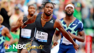 HE'S BACK! Noah Lyles blazes to men's 200m win at Prefontaine Classic | NBC Sports