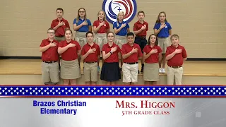 Daily Pledge-Brazos Christian-Mrs. Higgon