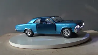 chevrolet chevelle ss  1966 maisto 1:24 led