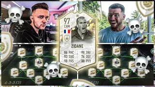 97 ICON Moments ZIDANE Squad Builder BATTLE ⭐️☠️ vs Proownez 😱 FIFA 22