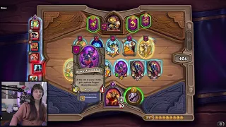 crazy Warpwing dragon game! Hearthstone BGs