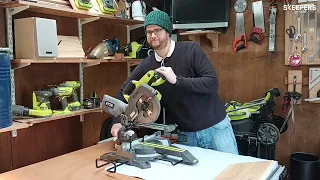 18V ONE+™ 216mm Cordless Sliding Mitre Saw [R18MS216-0]