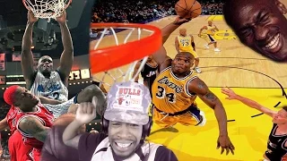 IS THAT SHAQ OR JORDAN!?? SHAQUILLE O'NEAL TOP 10 DUNKS & PLAYS REACTION