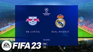 FIFA 23 - RB Leipzig Vs. Real Madrid - UEFA Champions League 22/23 Matchday 5 | Full Match