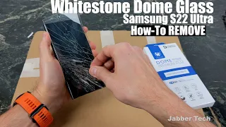 How-to Remove Whitestone Done Glass