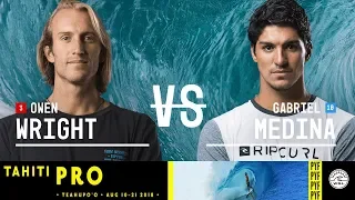 Owen Wright vs. Gabriel Medina - FINAL - Tahiti Pro Teahupo'o 2018