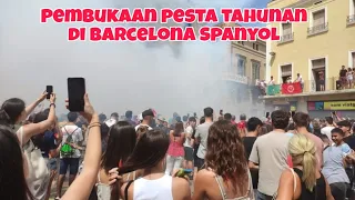 PESTA TAHUNAN KAMPUNGKU DI BARCELONA SPANYOL