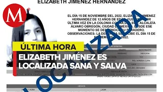 Localizan en Pachuca a Elizabeth, menor desaparecida en CdMx