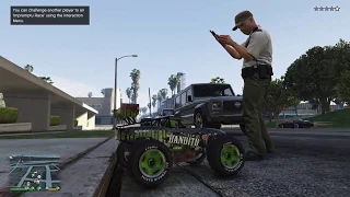 GTA ONLINE - RC BANDITO - FUNNY VIDEO - TROLLING A COP WHO JUST CANT SHOOT