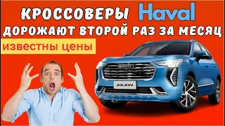 Четыре кроссовера Haval вновь подорожали, Jolion и Dargo — второй раз за месяц