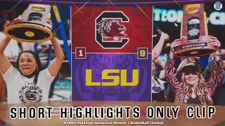 SHORT HIGHLIGHTS CLIP ONLY - #1 Gamecocks Women's Basketball vs. #9 LSU WBB - 1/25/24 - (HIGHLIGHTS)