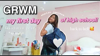 GRWM : my first day of high school (year 10) *hello freshman year*