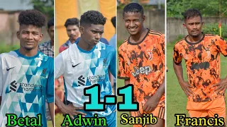 1-1 GOAL ! NIKITA & NIKITA VS SHINING STAR || UJALPUR FOOTBALL TOURNAMENT 2022