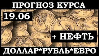 Курс ДОЛЛАРА на сегодня, ОФЗ, курс РУБЛЯ, НЕФТЬ, курс ЕВРО. НОВОСТИ. 19.06. ФРС падение баланса !