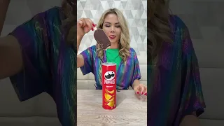 Life hack: Ice Cream and Pringles #shorts #funny #tiktok