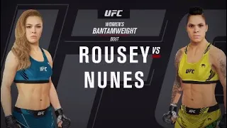 Ronda Rousey vs Amanda Nunes UFC