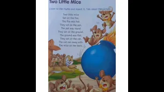 ukg English Rhymes (Two little mice)
