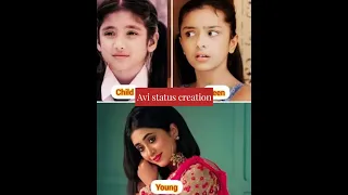 Child vs teen vs young💞❣️#yrkkh characters#new status song ❣️