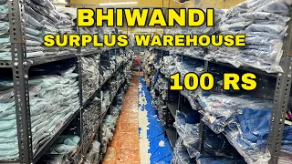 WareHouse of Export Surplus Mens wear Wholesale / Bhiwandi Surplus Godown