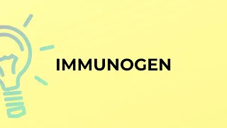What is the meaning of the word IMMUNOGEN?