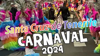 Tenerife - Carnaval de Santa Cruz 2024 - Cabalgata anunciadora 🎉💃🎭